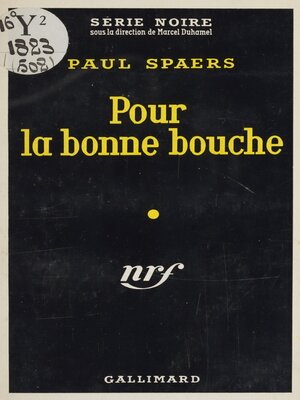 cover image of Pour la bonne bouche